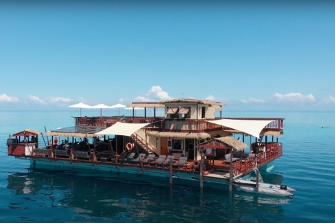Fiji: Day Trip to Seventh Heaven Floating Bar & Restaurant Fiji: Day Trip to Seventh Heaven Floating Pontoon with Bar