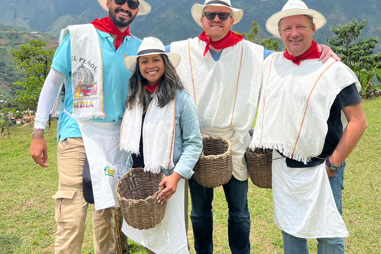 Tour du café dans les belles montagnes de Medellin