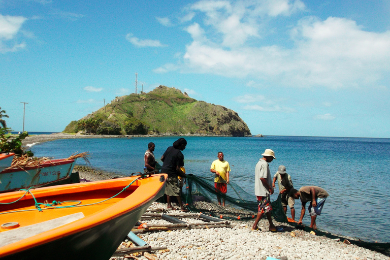 Roseau: Titou Gorge, Hot Spring, Falls & Champagne Reef Tour