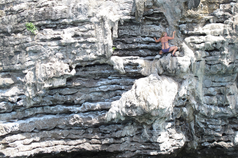 Krabi: Full-Day Rock Climbing Course at Railay Beach Hotel round-trip from/to Klong Muang & Tubkaek Beach