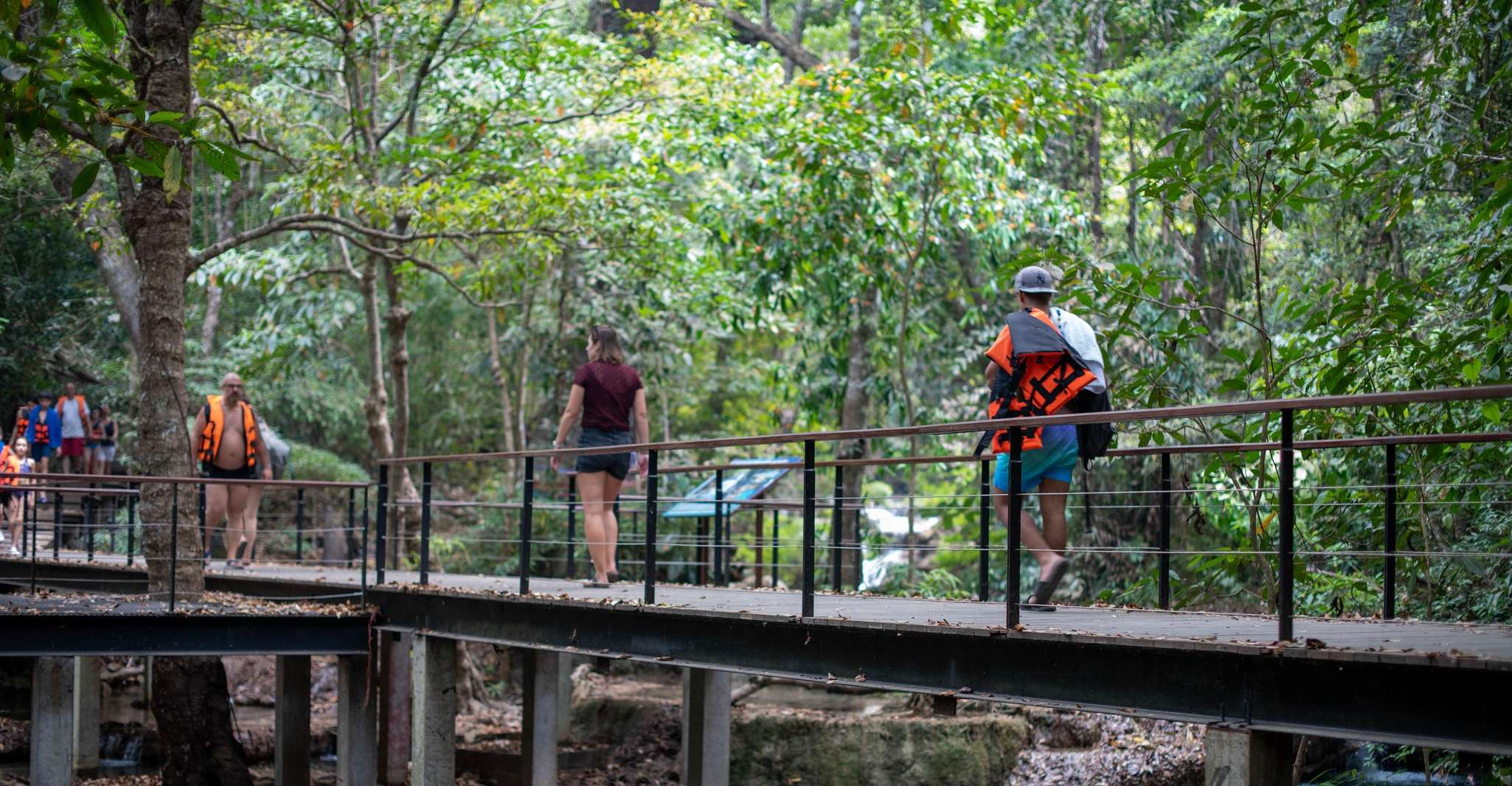 Bangkok, Elephant Sanctuary & Erawan Waterfall Tour - Hizvo