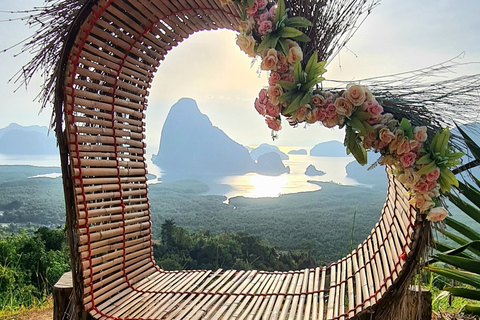 Khao Lak: Phang-Nga Bay Sunrise Trip by VIP Longtail boat