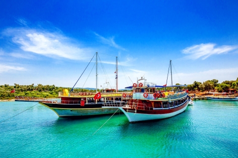 Marmaris: Bootsfahrt zu Kleopatras Insel mit kostenlosen Softdrinks