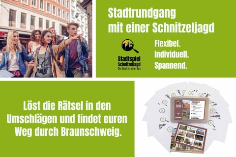 Brunszwik: samodzielna wycieczka piesza po poszukiwacza skarbóww tym wysyłka na terenie Niemiec
