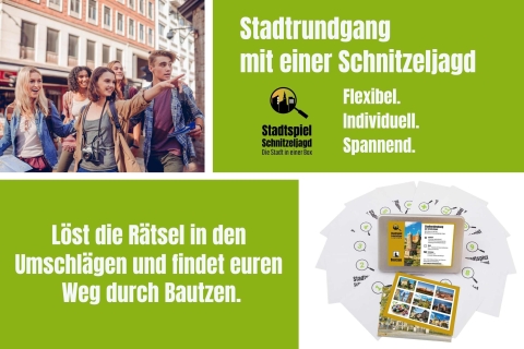 Bautzen: Scavenger Hunt Zelfgeleide wandeltochtincl. verzending binnen Duitsland
