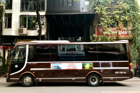 Depuis Hanoi : Croisière d'un jour dans la baie d'Ha Long avec kayak et île