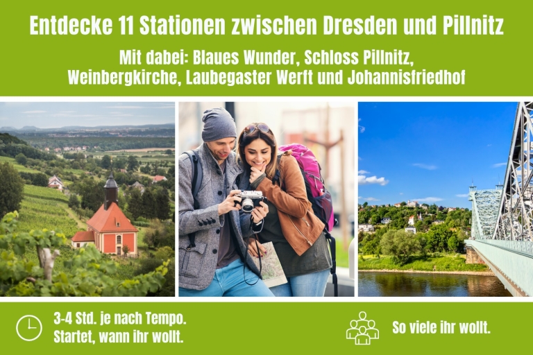 From Dresden: Scavenger Hunt to Pillnitz by Bike (in German) Pick-up