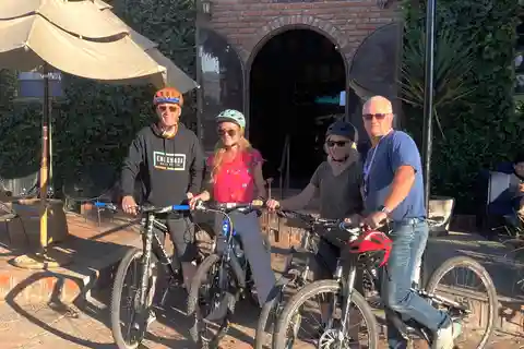 Tacos and bike, the best fish tacos in the world.