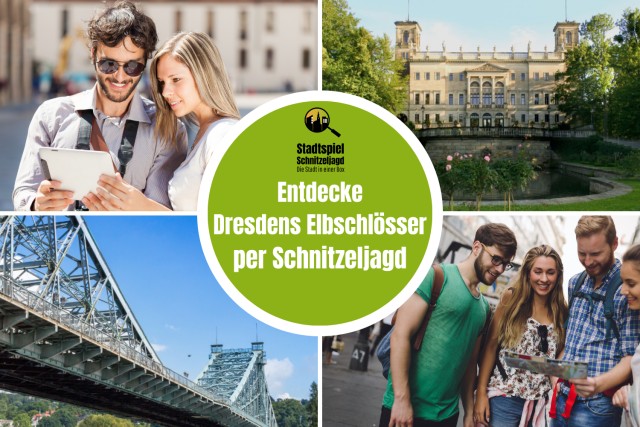 Dresden: Scavenger Hunt to Elbe River & Castles