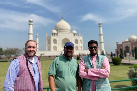 Desde Delhi: Amanecer en el Taj Mahal y Vuelta a Delhi