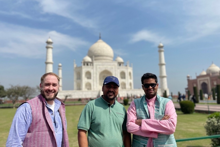 Von Delhi: Sonnenaufgang Taj Mahal und auf der Rückfahrt Delhi Tour