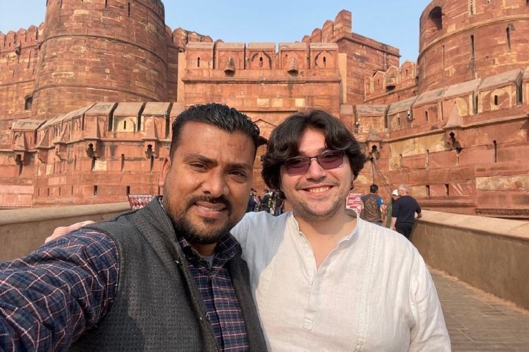 Von Delhi: Sonnenaufgang Taj Mahal und auf der Rückfahrt Delhi Tour