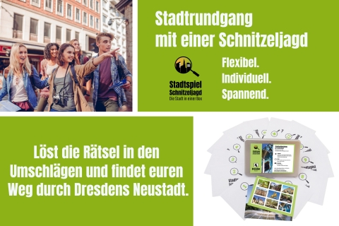 Dresden Neustadt: Schnitzeljagd-Box auf DeutschSchnitzeljagd-Box mit Versand innerhalb Deutschlands