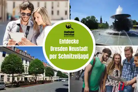 Dresden Neustadt: Scavenger Hunt Self Guided Tour