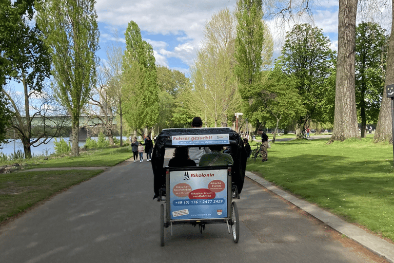 Köln: Rickshaw picknick och park tur, 2 persRickshaw för 2 personer