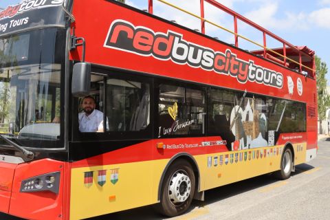 Gerusalemme: tour della città in autobus rosso hop-on hop-off