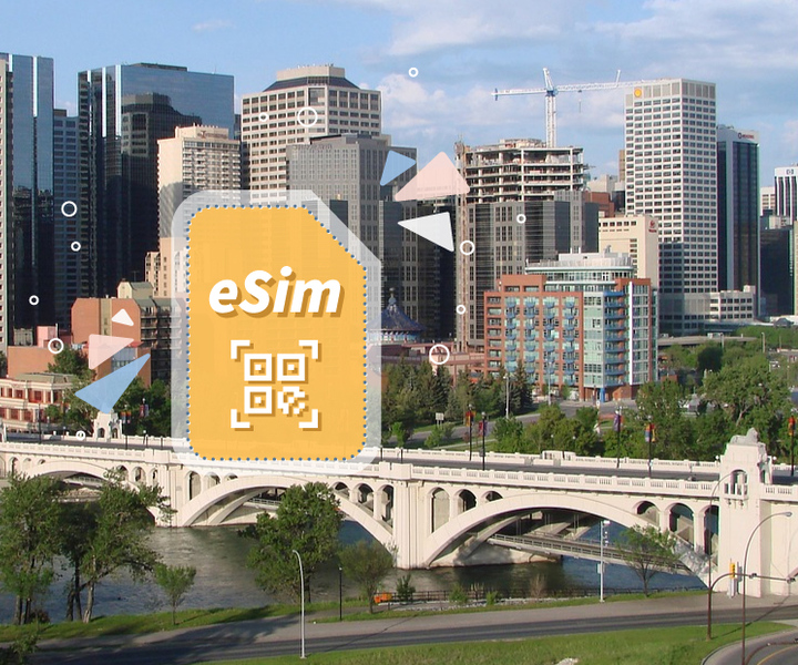 Calgary: Canada & USA eSIM Roaming
