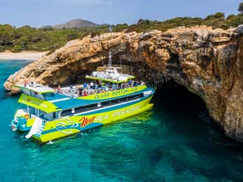 Vanuit Calas de Mallorca: schilderachtige boottocht met glazen bodem