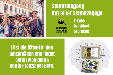 Berlin Prenzlauer Berg: Scavenger Hunt Self-Guided Tour Incl. shipping within Germany