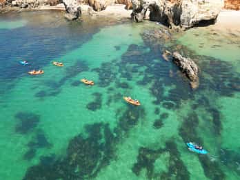 Portimão: Tour em pequenos grupos de caiaque pelas grutas e falésias