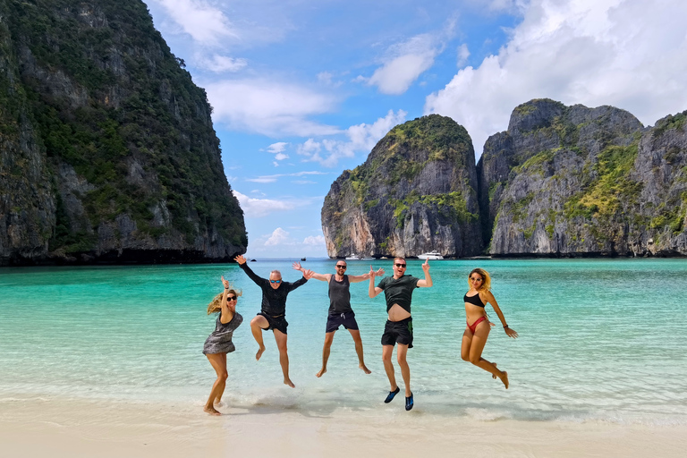 Phi Phi: Motorbåtstur vid solnedgången med Maya Bay &amp; PlanktonPhi Phi: Tur med snabbbåt med Maya Bay och plankton