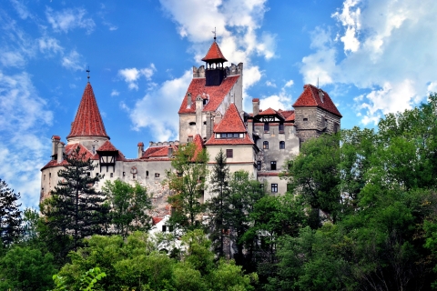 Heli tour from Brasov to Bran and Peles castles for 3