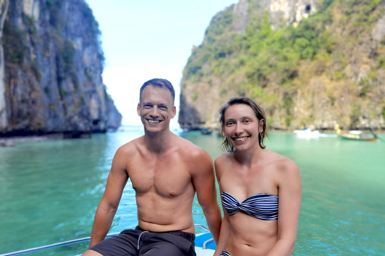 Phi Phi: Passeio de lancha ao pôr do sol com Maya Bay e PlânctonPhi Phi: excursão turística de lancha com Maya Bay e Plankton