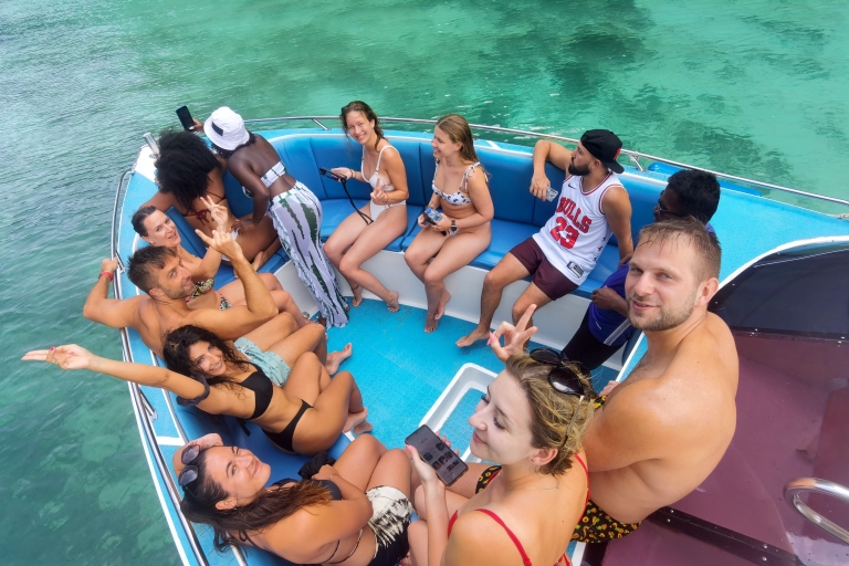 Phi Phi: Deluxe speedboottour bij zonsondergang - Maya Bay & Plankton