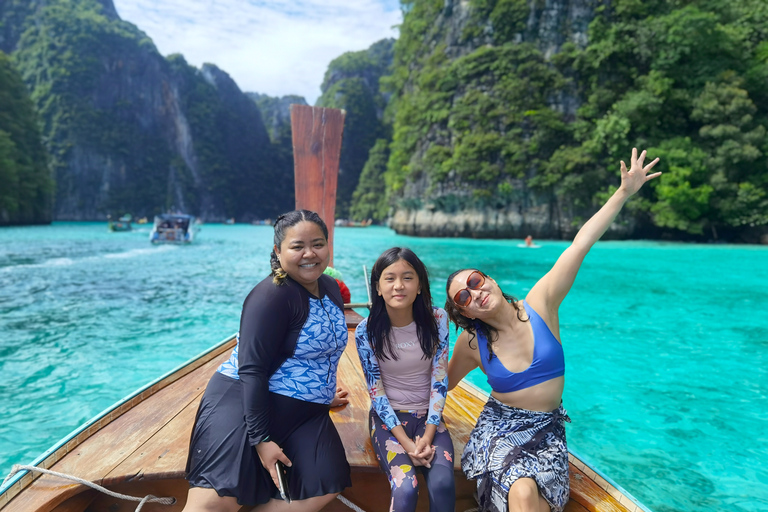 From Phuket: Day Trip to Phi Phi with Private Longtail Tour From Phuket: Phi Phi Day Trip with Private Longtail Tour