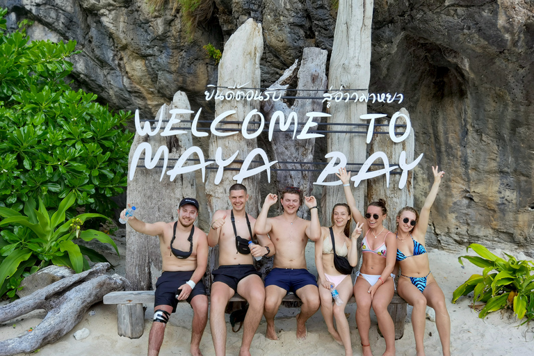 From Phuket: Day Trip to Phi Phi with Private Longtail Tour From Phuket: Phi Phi Day Trip with Private Longtail Tour