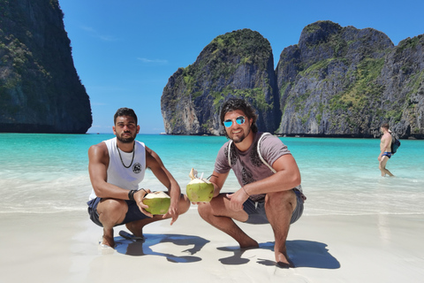 From Phuket: Day Trip to Phi Phi with Private Longtail Tour From Phuket: Phi Phi Day Trip with Private Longtail Tour