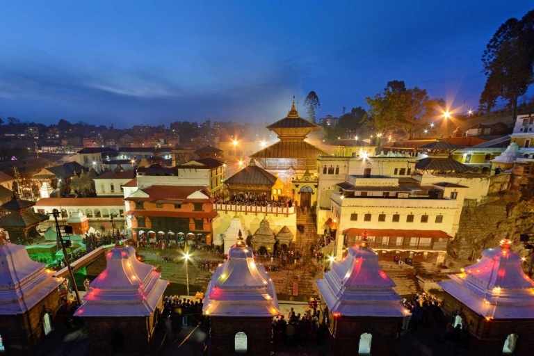 Kathmandu: Pashupatinath Aarti Tour van 3 uur 's nachts