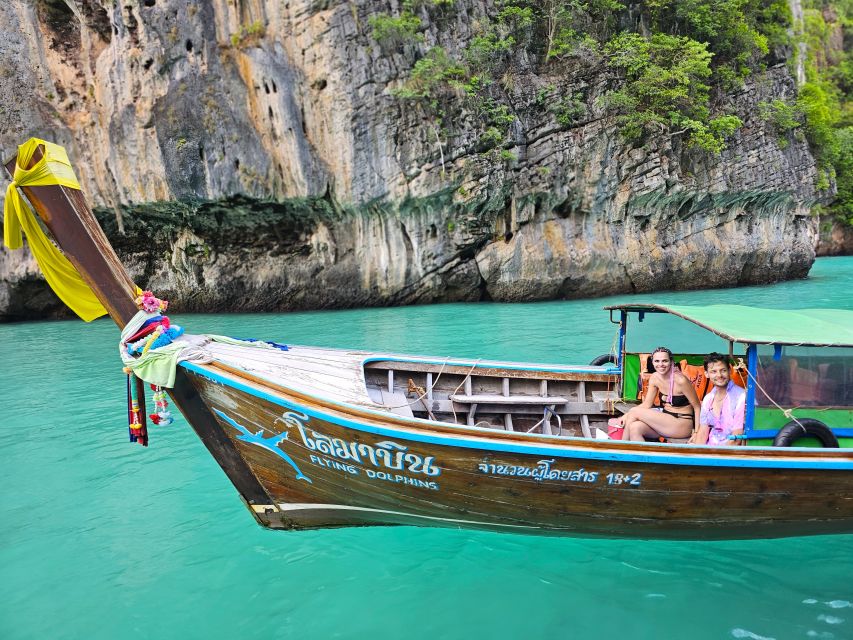 From Krabi: Day Trip to Phi Phi with Private Longtail Ride