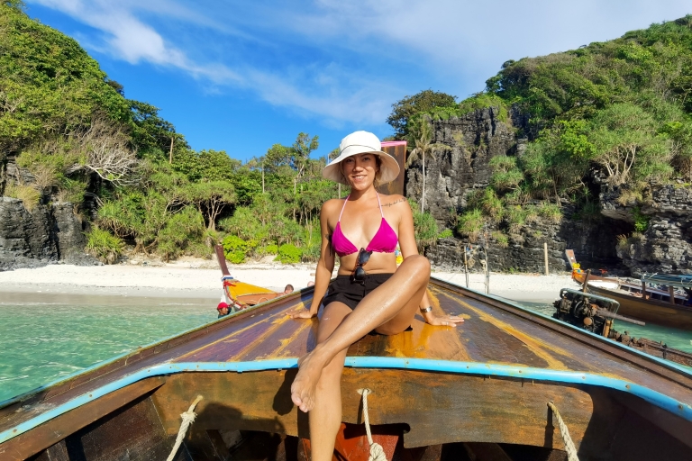 From Krabi: Phi Phi Islands Day Trip with Private Longtail