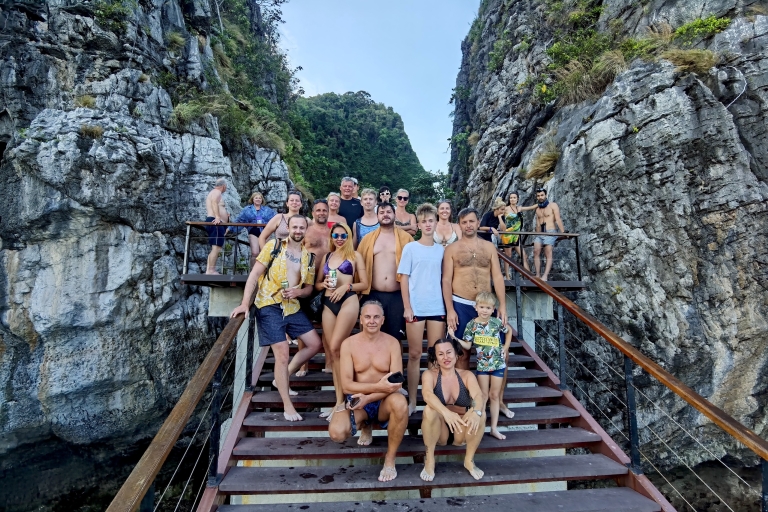Depuis Krabi ou Ao Nang : Excursion d'une journée aux îles Phi Phi en longtail