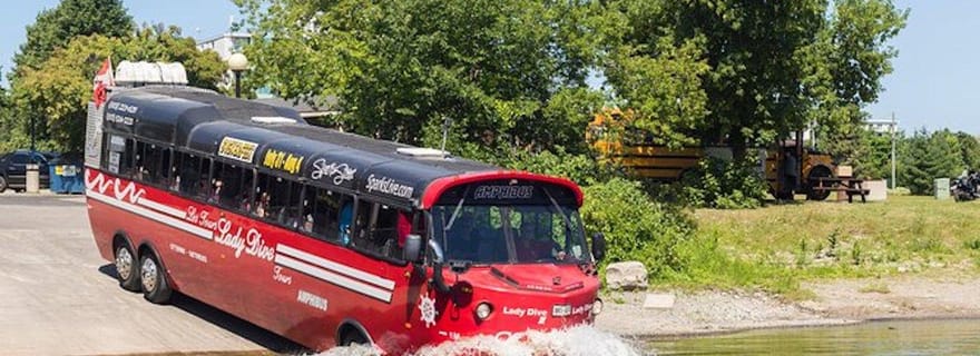 Ottawa : Visite guidée bilingue de la ville en autobus amphibie