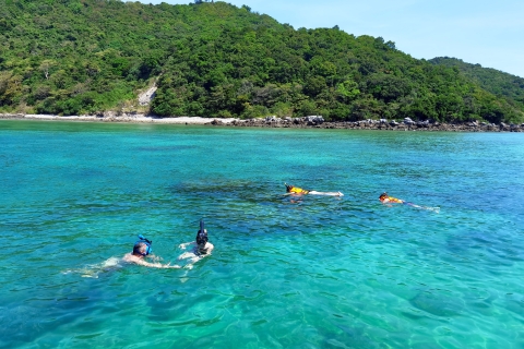 Phi Phi : Excursion en bateau rapide dans la baie de Maya avec plongée en apnéeExcursion d'une demi-journée en bateau rapide dans la baie de Maya avec masque et tuba et plancton