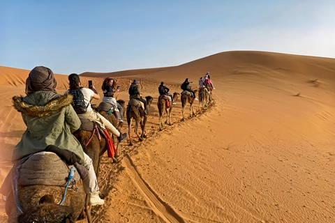 From Fez: Merzouga Desert 2-Day Trip with Desert Camp TentLuxury Desert Camp