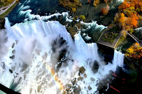 Wodospad Niagara, USA: Malowniczy lot helikopterem nad wodospadamiWodospad Niagara, USA: sceniczny lot helikopterem