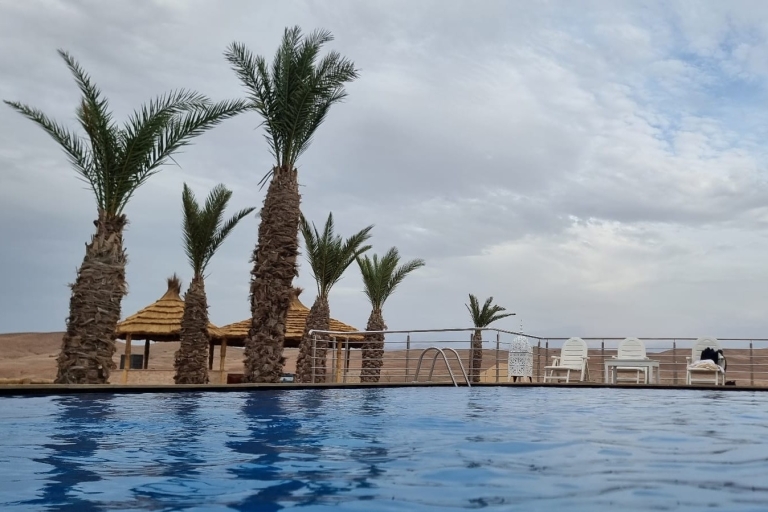 Depuis Marrakech : Dîner luxueux et magique au coucher du soleil à Agafay