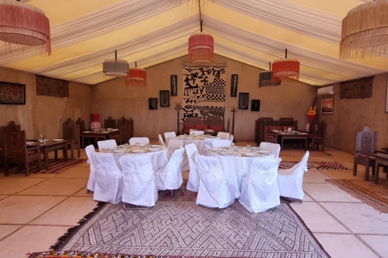 Vanuit Marrakesh: luxe en magisch diner bij zonsondergang in Agafay