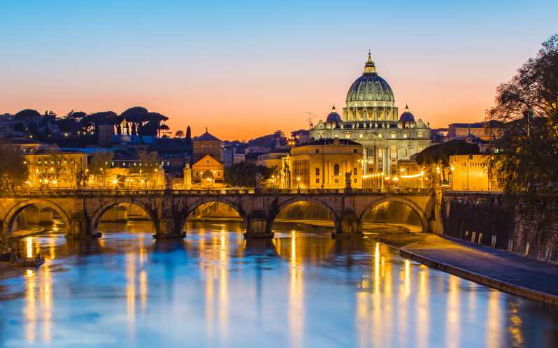 Róma: Nagy buszos éjszakai panoráma túra