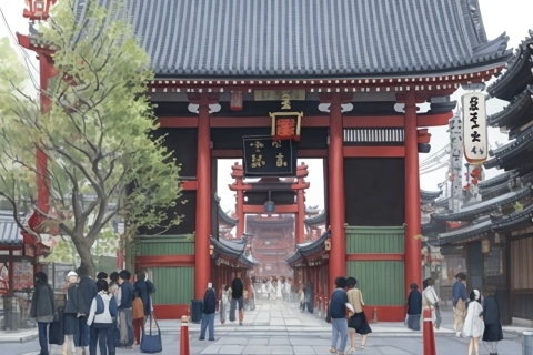 Asakusa （Tokio）: Wycieczka z audioprzewodnikiem po smartfonie