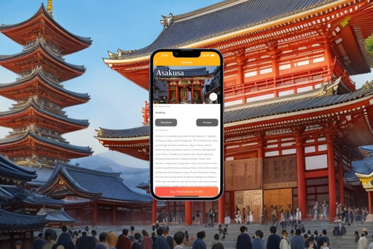 Asakusa（Tokio） : Recorrido con Audioguía para Smartphone