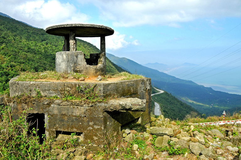 Hoi An To Hue by private car via Hai Van Pass, Golden Bridge