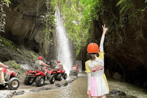 Ubud : Quad Atv Wasserfälle & Barong Höhlen