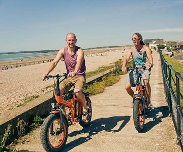 Camber Sands: Uthyrning av Fat Tyre Ebike