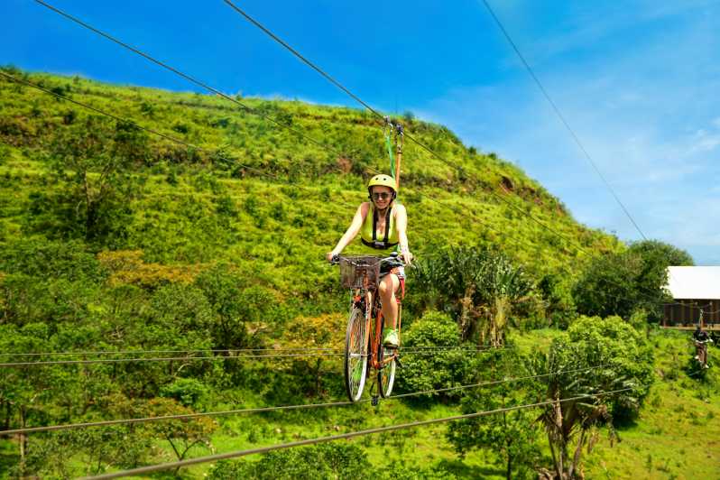 Try our Ultimate thrilling bicycle-zip-lining activity!