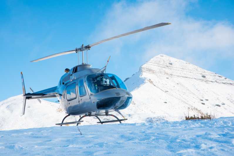 Mount Everest base camp landing Helicopter tour