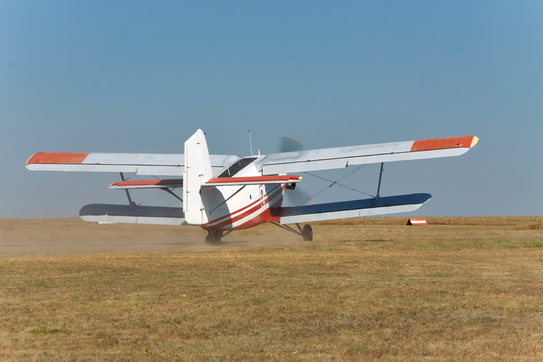 Vintage Biplane Flight in Bucharest